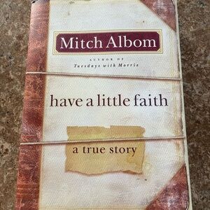 Mitch Albom 'Have a Little Faith' Hardcover Book